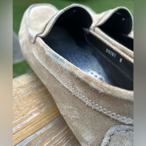 To Boot Mitchum Taupe Suede Driving Shoe - Picture 5 of 11